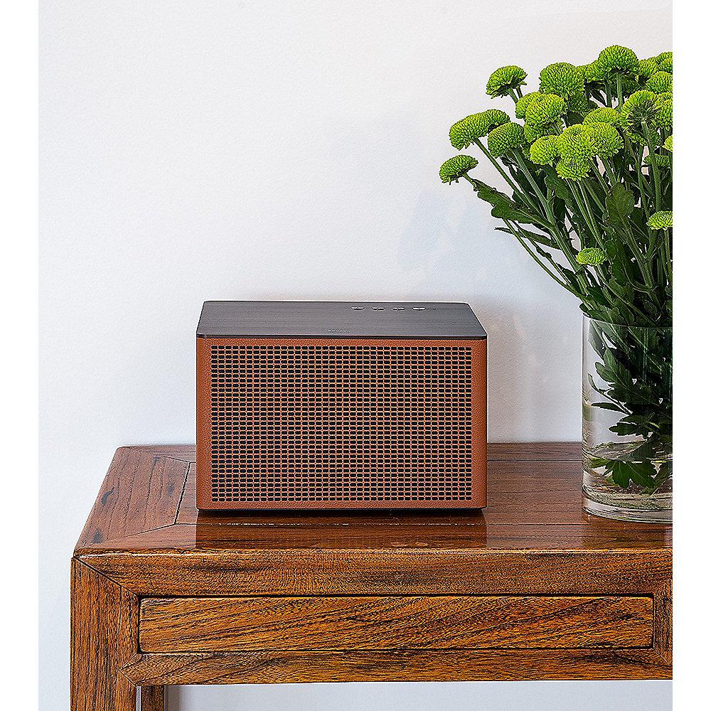 Geneva ACUSTICA/Lounge Bluetooth Lautsprecher und Line-Eingang - cognac