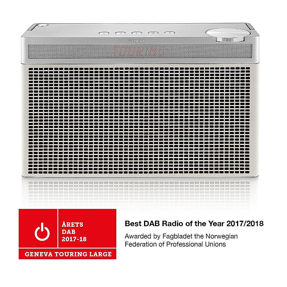 Geneva Touring/L Tragbares UKW/DAB-Plus Radio mit Bluetooth - weiß