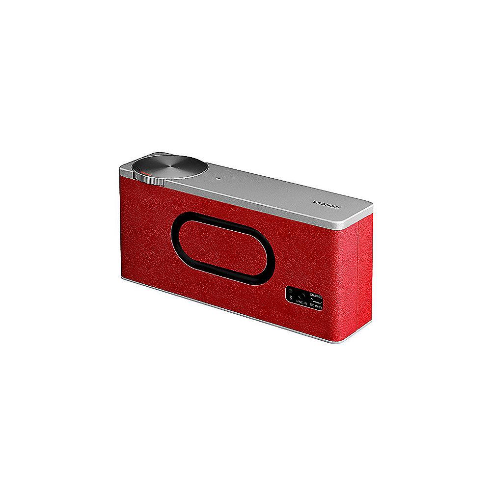 Geneva Touring/XS Tragbarer Bluetooth HiFi Lautsprecher - rot
