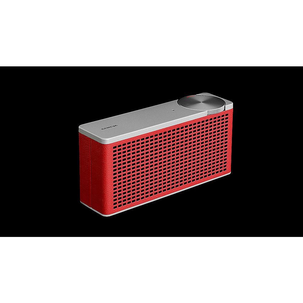 Geneva Touring/XS Tragbarer Bluetooth HiFi Lautsprecher - rot