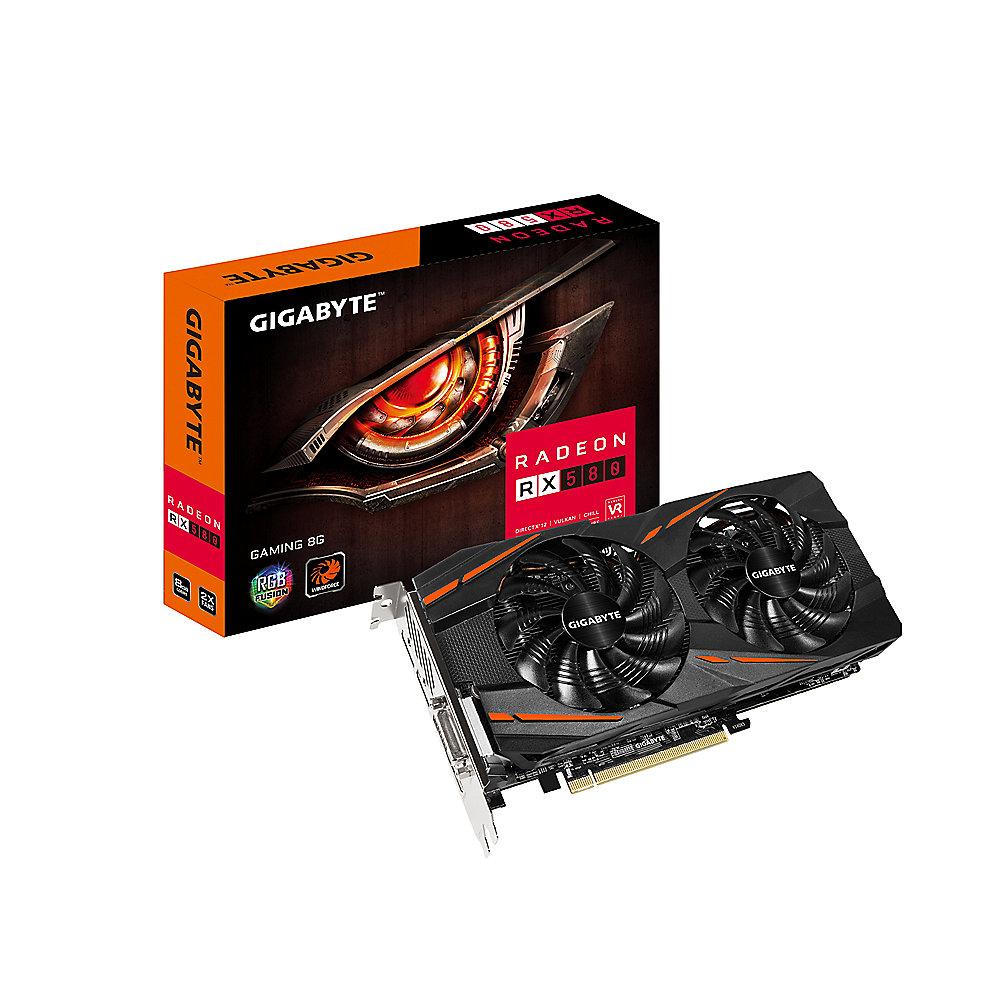 Gigabyte AMD Radeon RX 580 Gaming 8GB PCIe Grafikkarte DVI/HDMI/3x DP