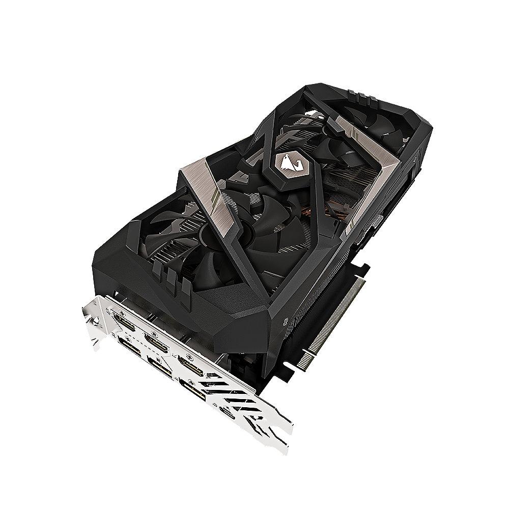 Gigabyte Aorus GeForce RTX 2070 8GB GDDR6 Grafikkarte 3xHDMI/3xDP/USB-C, Gigabyte, Aorus, GeForce, RTX, 2070, 8GB, GDDR6, Grafikkarte, 3xHDMI/3xDP/USB-C