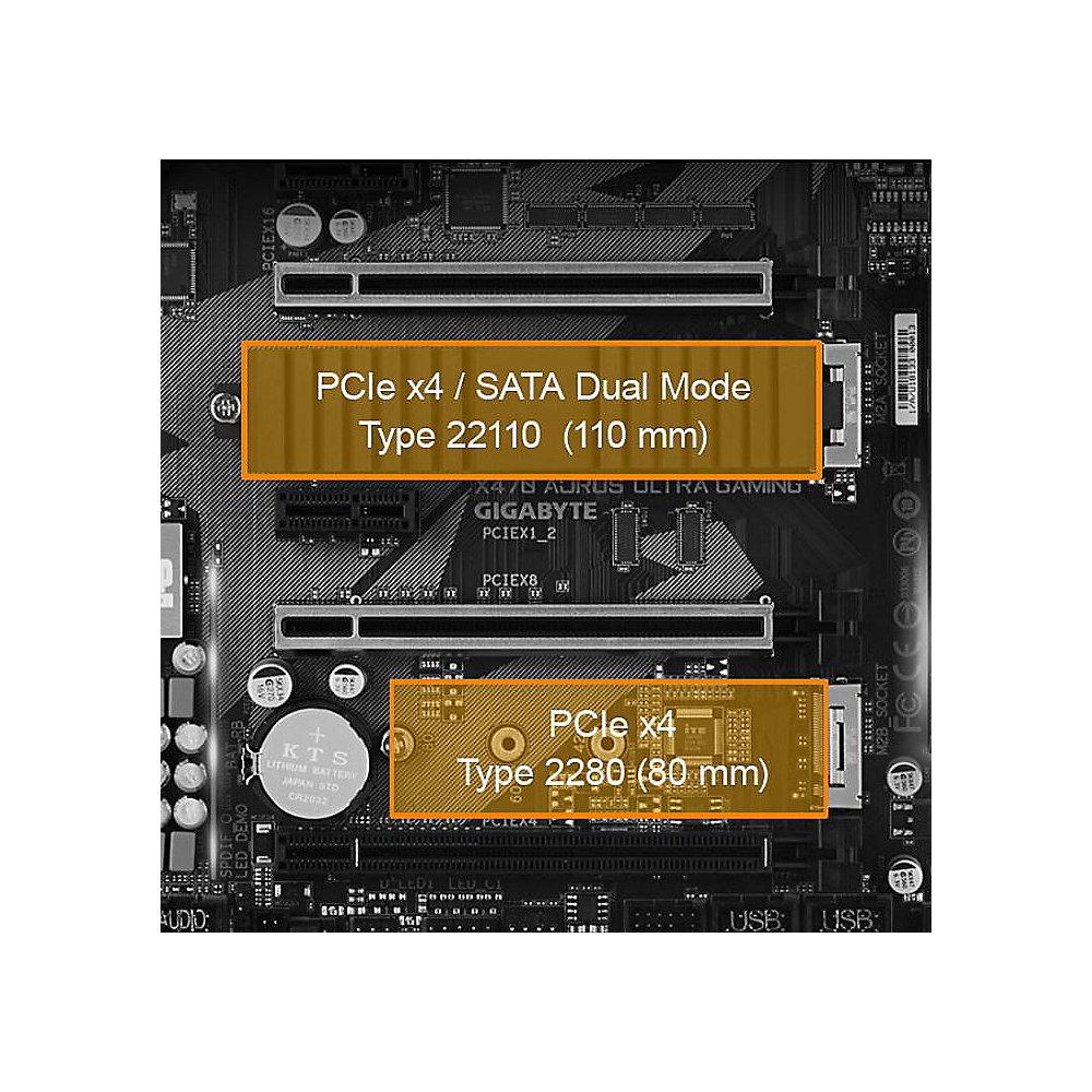 Gigabyte AORUS X470 Ultra Gaming ATX Mainboard Sockel AM4 USB3.1(C)/2xM.2/HDMI