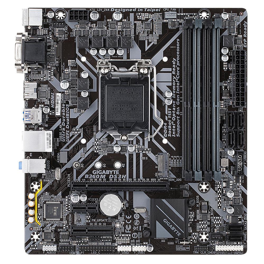 Gigabyte B360M DS3H mATX Mainboard 1151v2 (Coffee Lake)