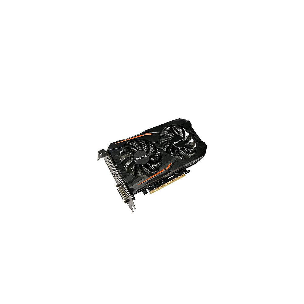 Gigabyte GeForce GTX 1050Ti OC 4GB GDDR5 Grafikkarte DVI/HDMI/DP