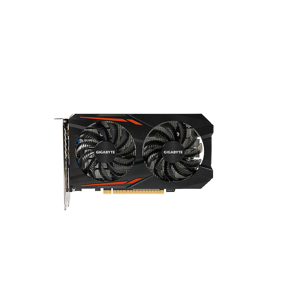 Gigabyte GeForce GTX 1050Ti OC 4GB GDDR5 Grafikkarte DVI/HDMI/DP