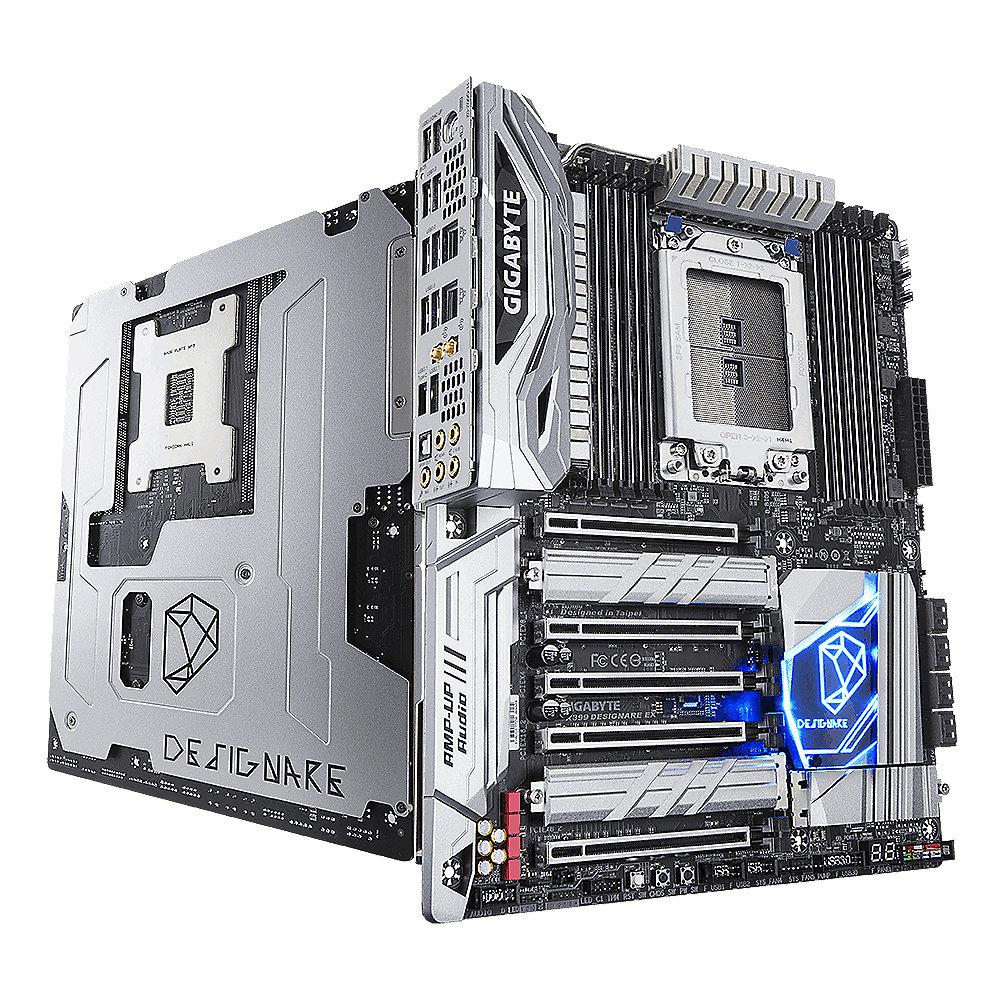 Gigabyte X399 DESIGNARE EX ATX Mainboard TR4 USB3.1(TypC-Gen2)/3xM.2/WiFi/BT