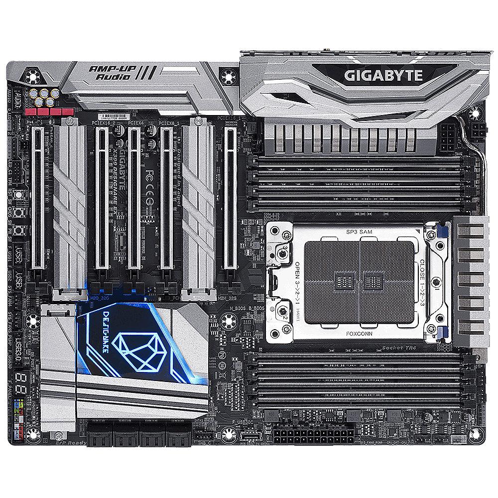 Gigabyte X399 DESIGNARE EX ATX Mainboard TR4 USB3.1(TypC-Gen2)/3xM.2/WiFi/BT