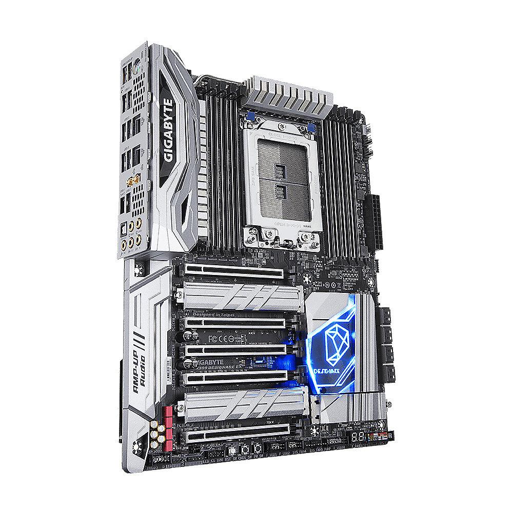 Gigabyte X399 DESIGNARE EX ATX Mainboard TR4 USB3.1(TypC-Gen2)/3xM.2/WiFi/BT