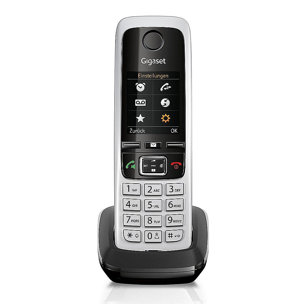 Gigaset DL500A   C430HX schnurloses Festnetztelefon (analog) mit Mobilteil   AB, Gigaset, DL500A, , C430HX, schnurloses, Festnetztelefon, analog, Mobilteil, , AB