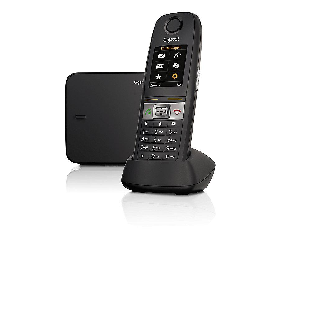 Gigaset E630 schnurloses Festnetztelefon (analog), schwarz