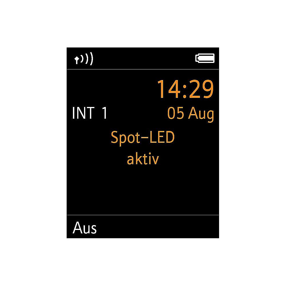 Gigaset E630 schnurloses Festnetztelefon (analog), schwarz