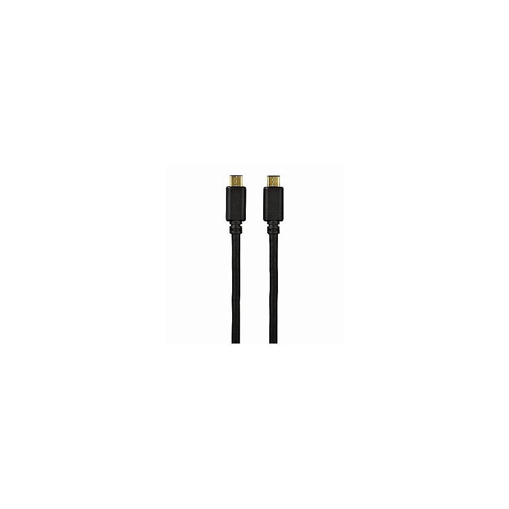 Hama USB 2.0 Kabel 0,75m Typ-C St./St. schwarz