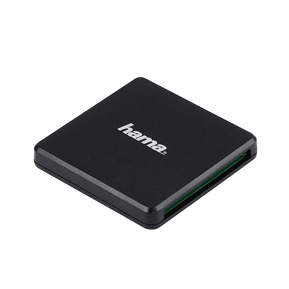 Hama USB 3.0 Multikartenleser SD/microSD/CF schwarz, Hama, USB, 3.0, Multikartenleser, SD/microSD/CF, schwarz