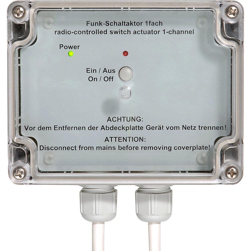 HomeMatic 76795 Funk-Schaltaktor 1-fach Aufputzmontage HM-LC-Sw1-SM