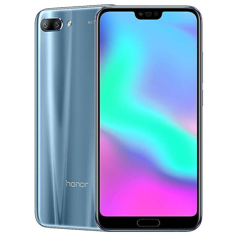 Honor 10 silber Dual-SIM Android 8.1 Smartphone mit Dual-Kamera