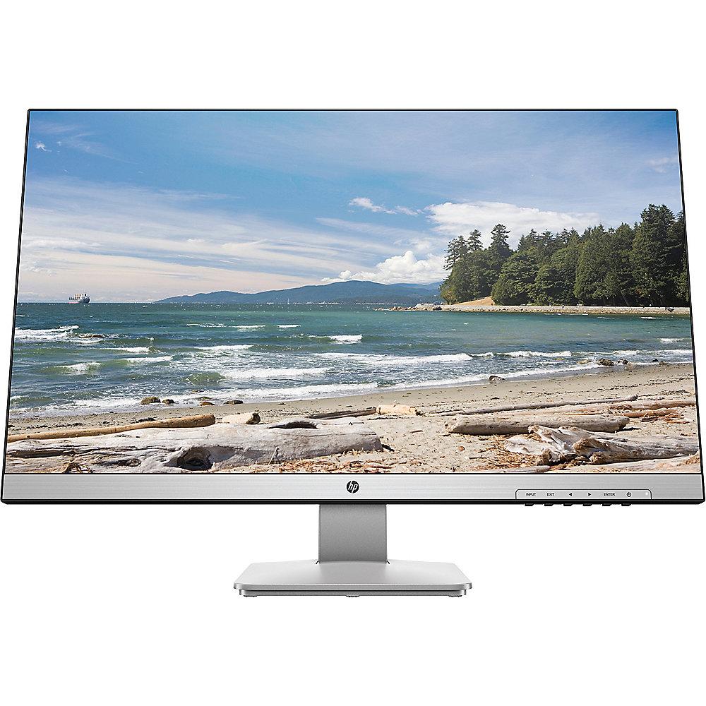 HP 27q 68,58cm (27") Office-Monitor 16:9 QHD HDMI/DP/DVI 2ms 10Mio:1 silber