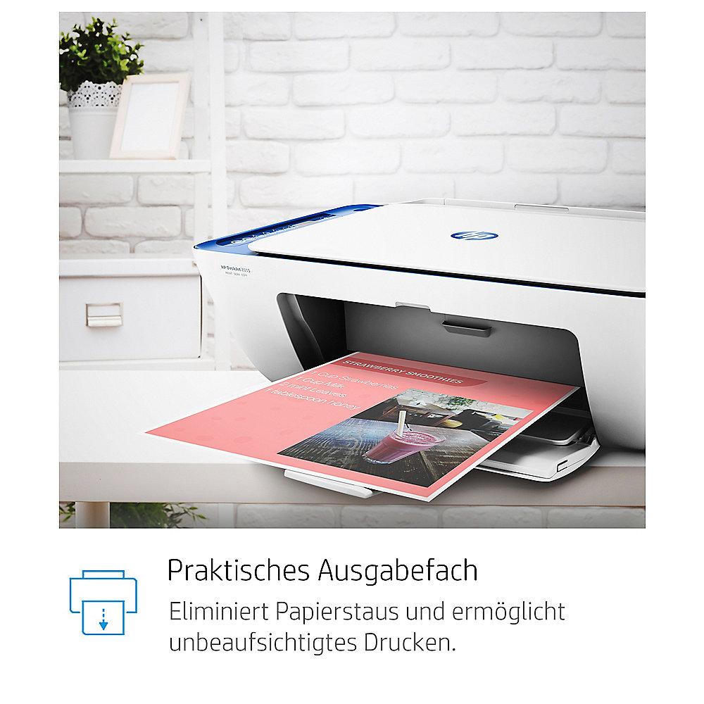 HP DeskJet 2630 Tintenstrahl-Multifunktionsdrucker Scanner Kopierer WLAN