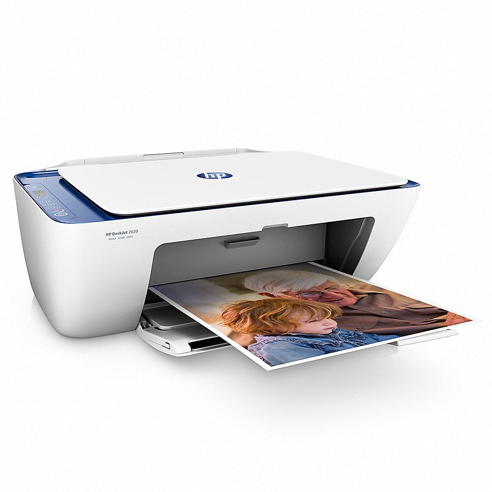 HP DeskJet 2630 Tintenstrahl-Multifunktionsdrucker Scanner Kopierer WLAN