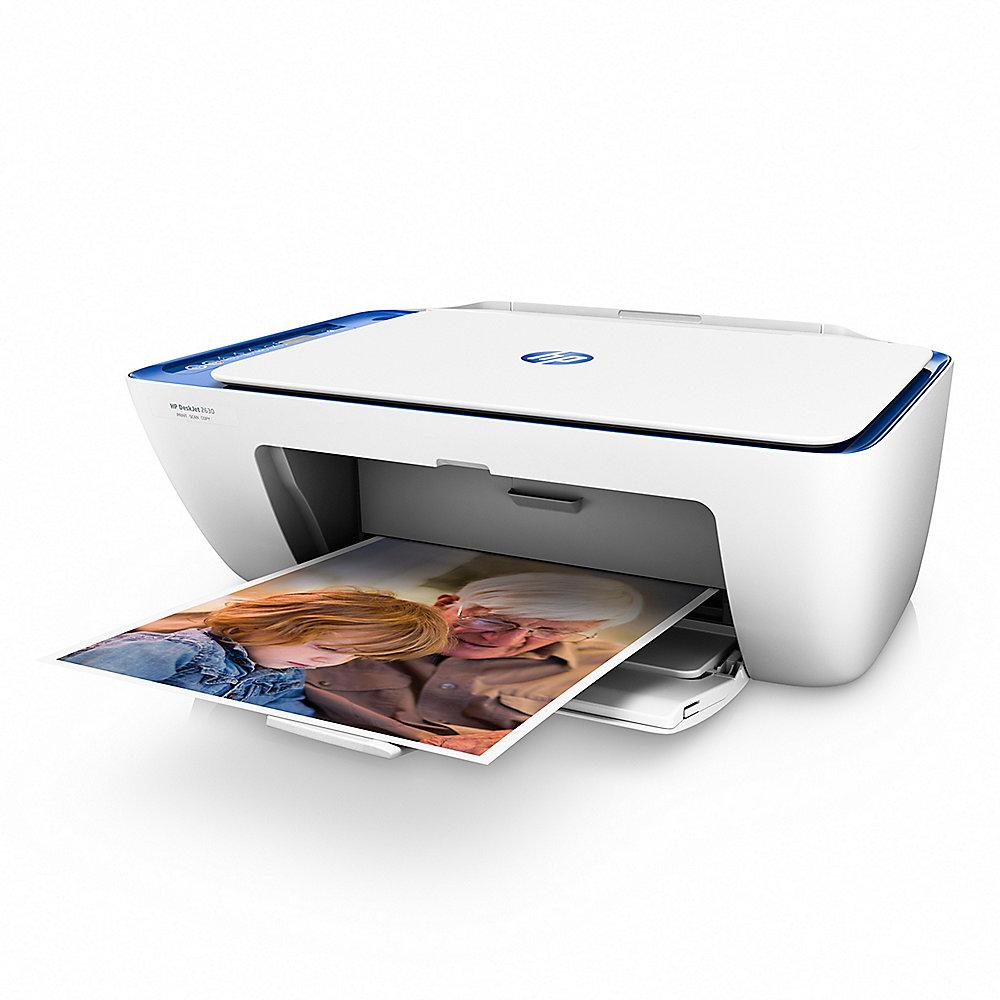HP DeskJet 2630 Tintenstrahl-Multifunktionsdrucker Scanner Kopierer WLAN