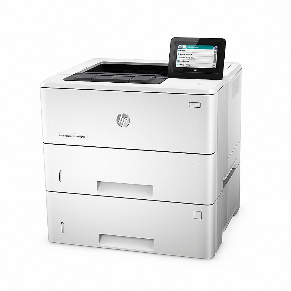 HP LaserJet Enterprise M506x S/W-Laserdrucker LAN WLAN