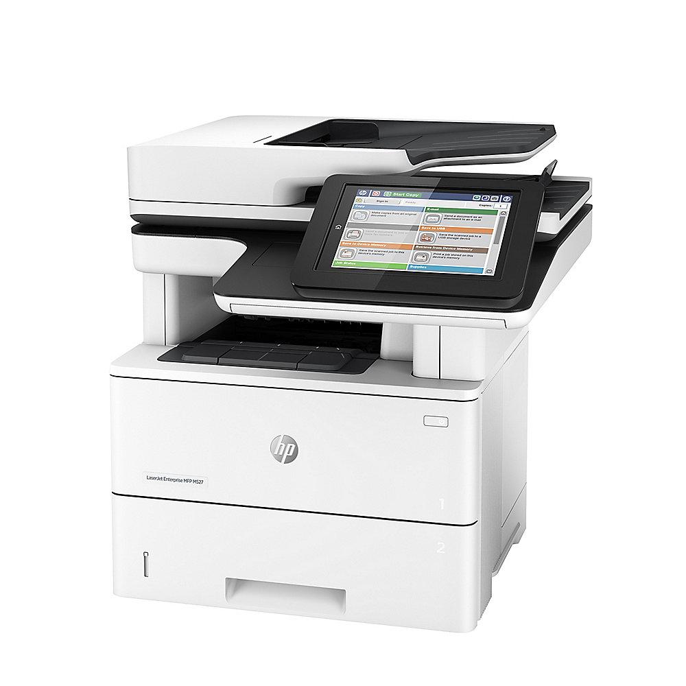 HP LaserJet Enterprise MFP M527f S/W-Laserdrucker Scanner Kopierer Fax LAN