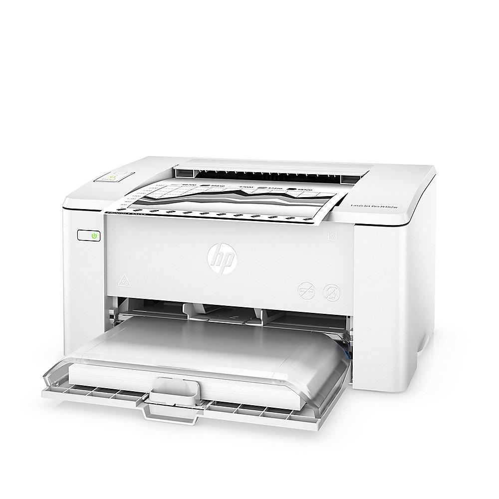 HP LaserJet Pro M102w S/W-Laserdrucker USB WLAN