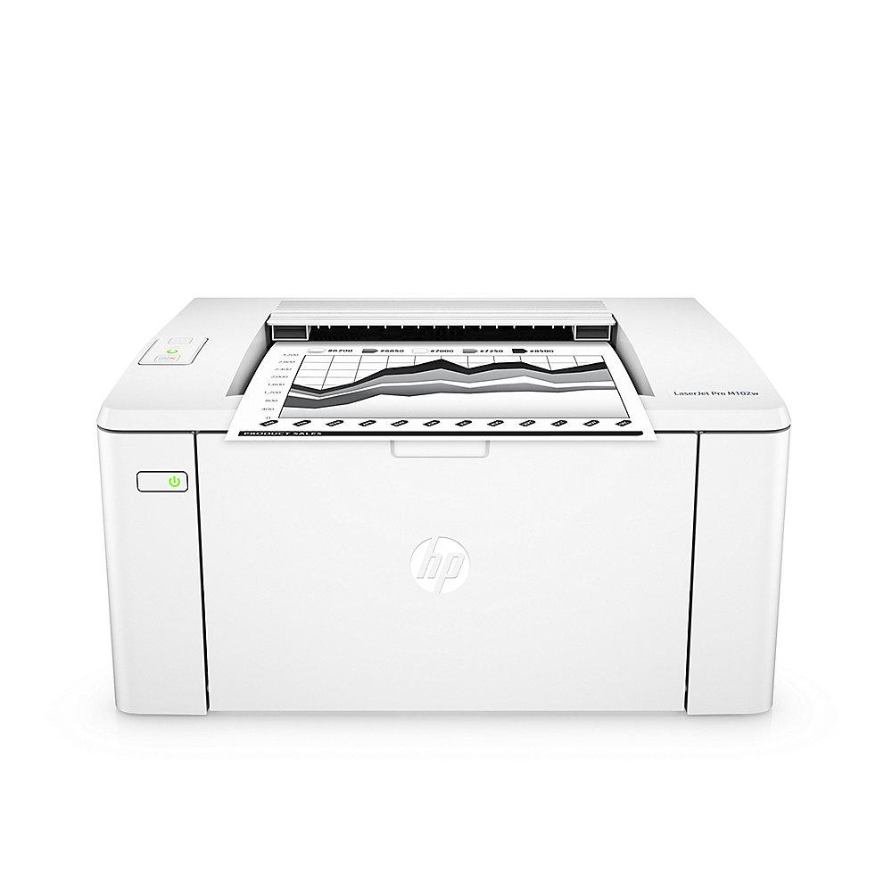 HP LaserJet Pro M102w S/W-Laserdrucker USB WLAN