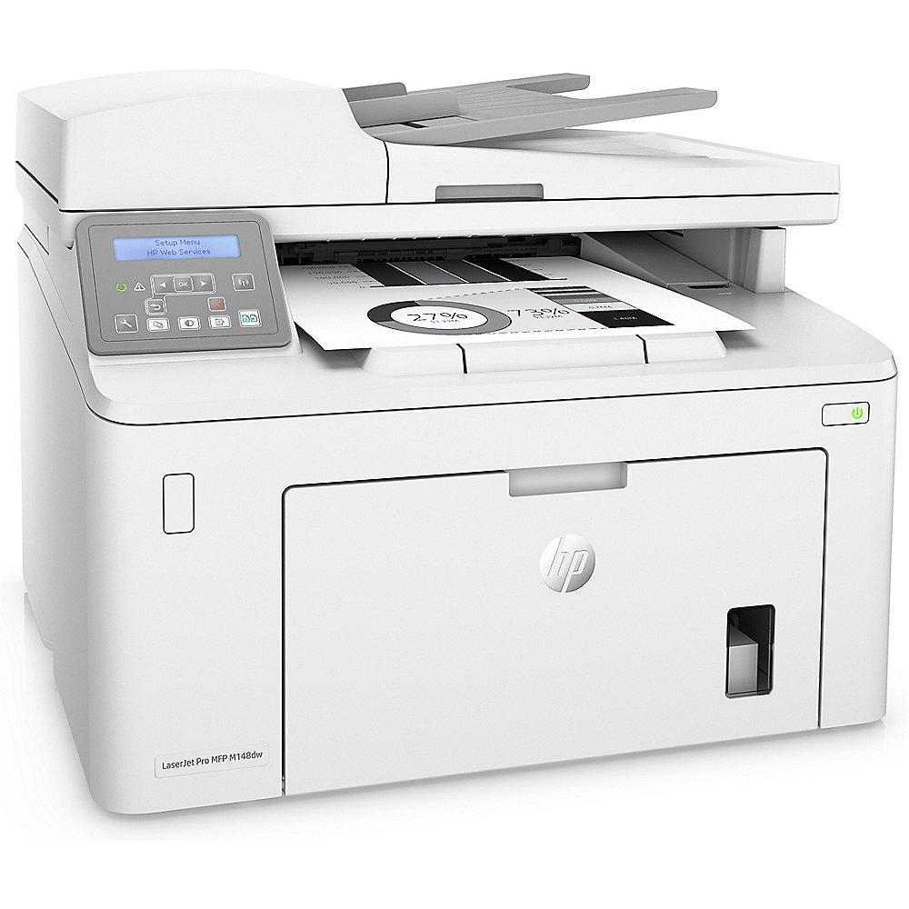 HP LaserJet Pro MFP M148dw S/W-Laserdrucker Scanner Kopierer LAN WLAN, HP, LaserJet, Pro, MFP, M148dw, S/W-Laserdrucker, Scanner, Kopierer, LAN, WLAN