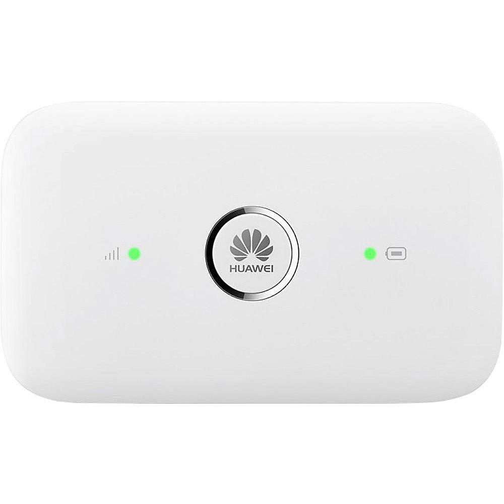 Huawei E5573S-320 Mobiler 4G LTE zu WLAN Hotspot ohne SIM Lock weiß 51070YRB