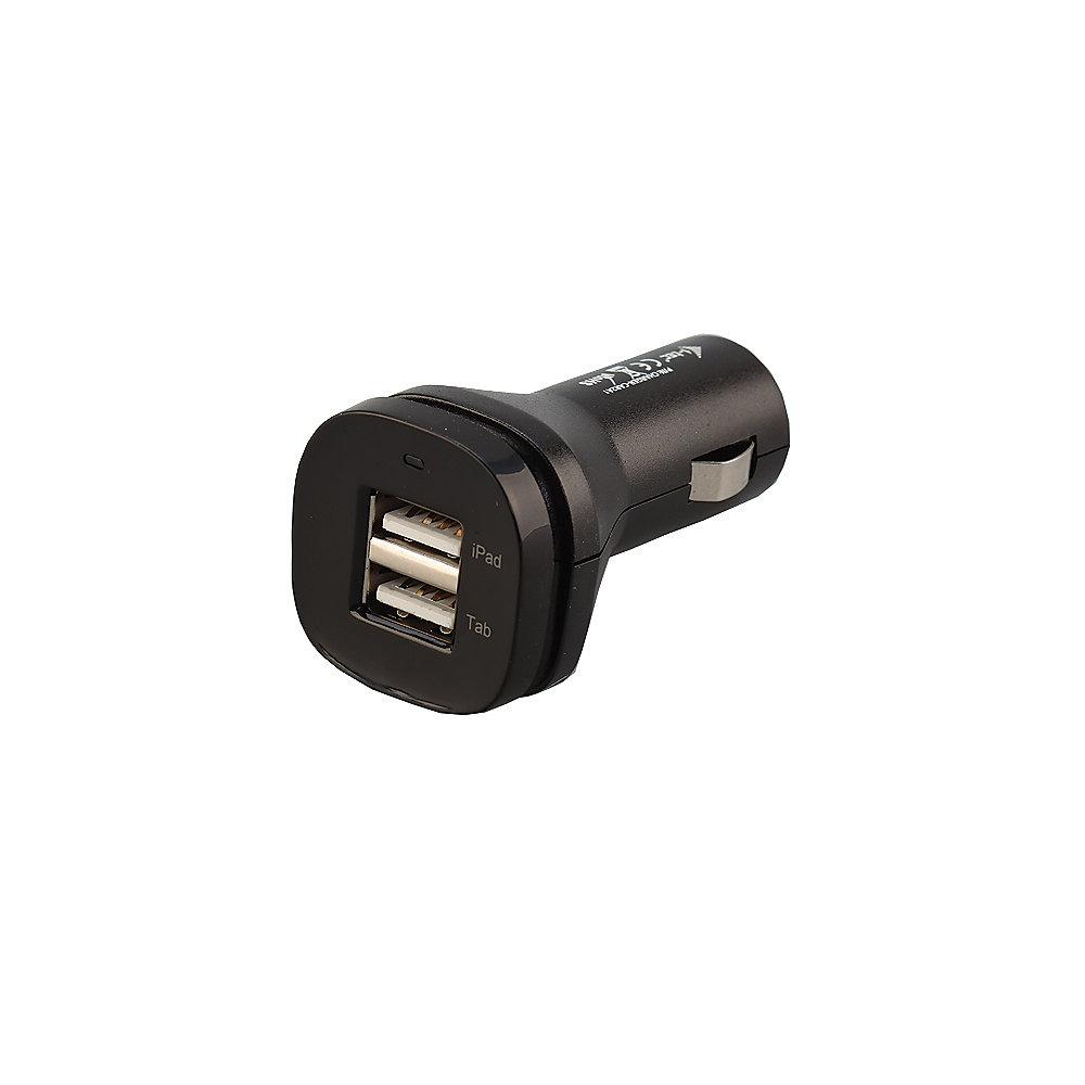 i-tec Kfz Dual USB Ladegerät 2,1A schwarz