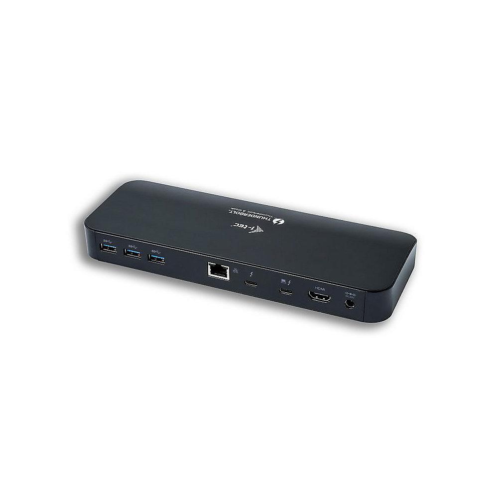 i-tec Thunderbolt 3 Dual 4K Docking Station USB-C to DP Adapter Power Adap. 180W