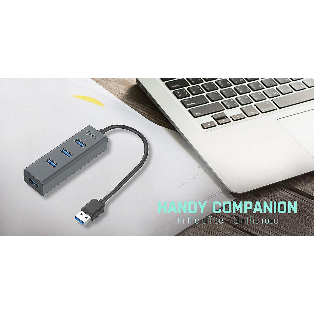 i-tec USB-A HUB 4 port USB 3.0 Metall passiv