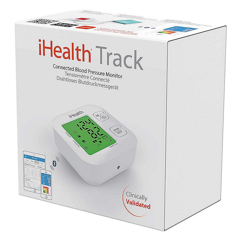 iHealth KN-550BT Track Oberarm-Blutdruckmessgerät weiß, iHealth, KN-550BT, Track, Oberarm-Blutdruckmessgerät, weiß