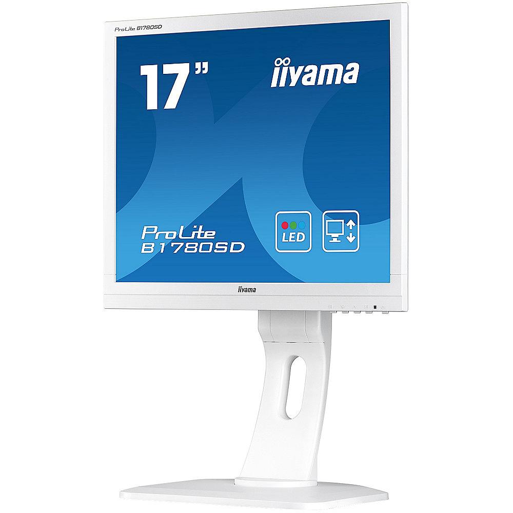 iiyama ProLite B1780SD-W1 43 cm (17") 5:4 Monitor mit Pivot und Lautsprecher