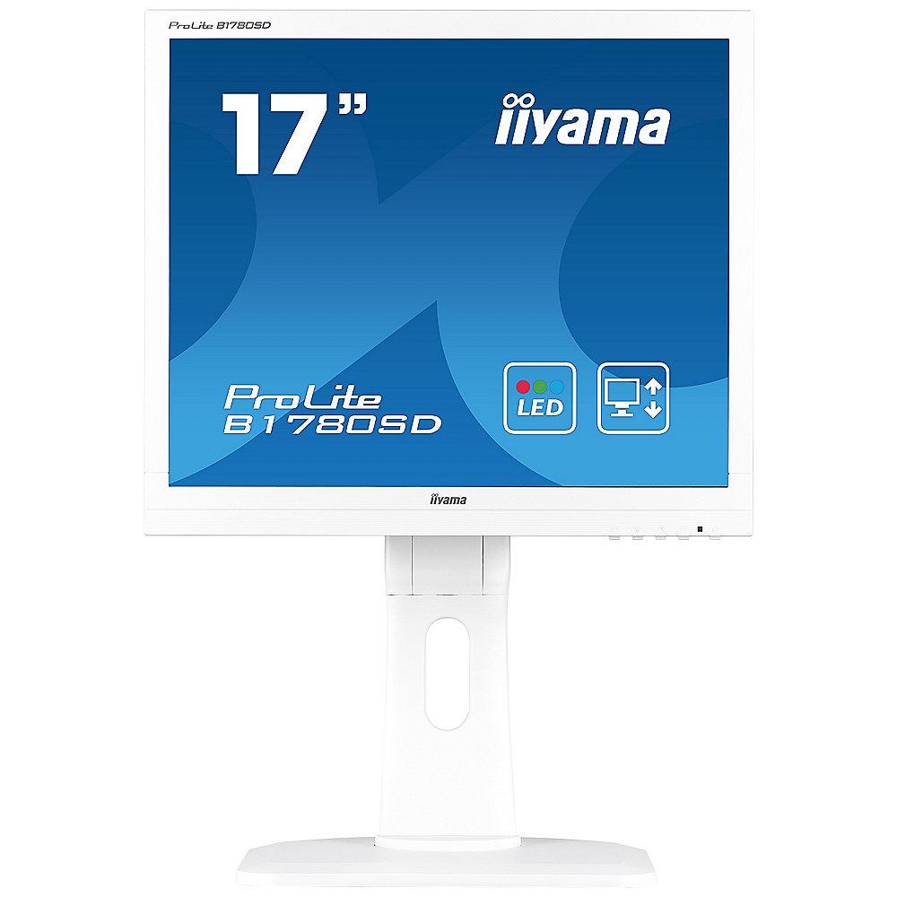 iiyama ProLite B1780SD-W1 43 cm (17") 5:4 Monitor mit Pivot und Lautsprecher