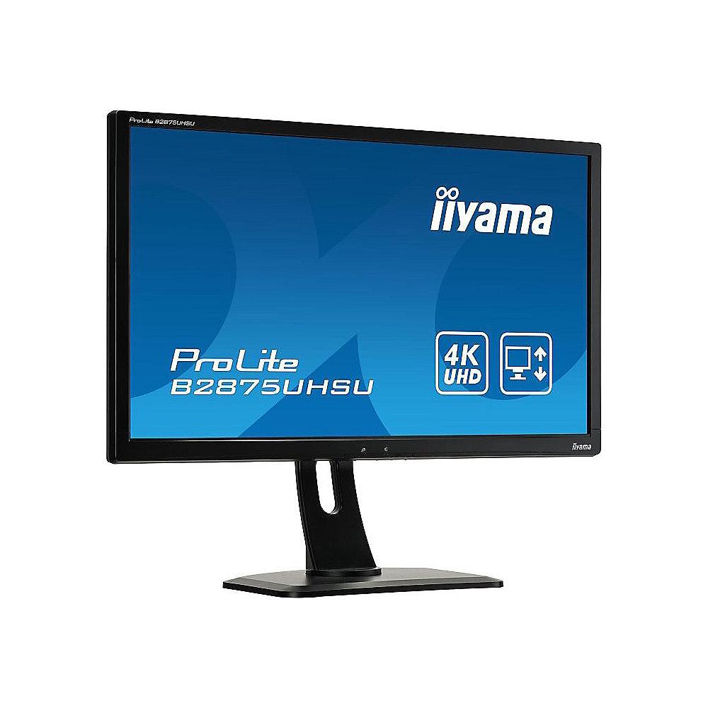 iiyama ProLite B2875UHSU 71,1cm (28") 16:9 4K DVI/VGA/DP/HDMI 1ms LS