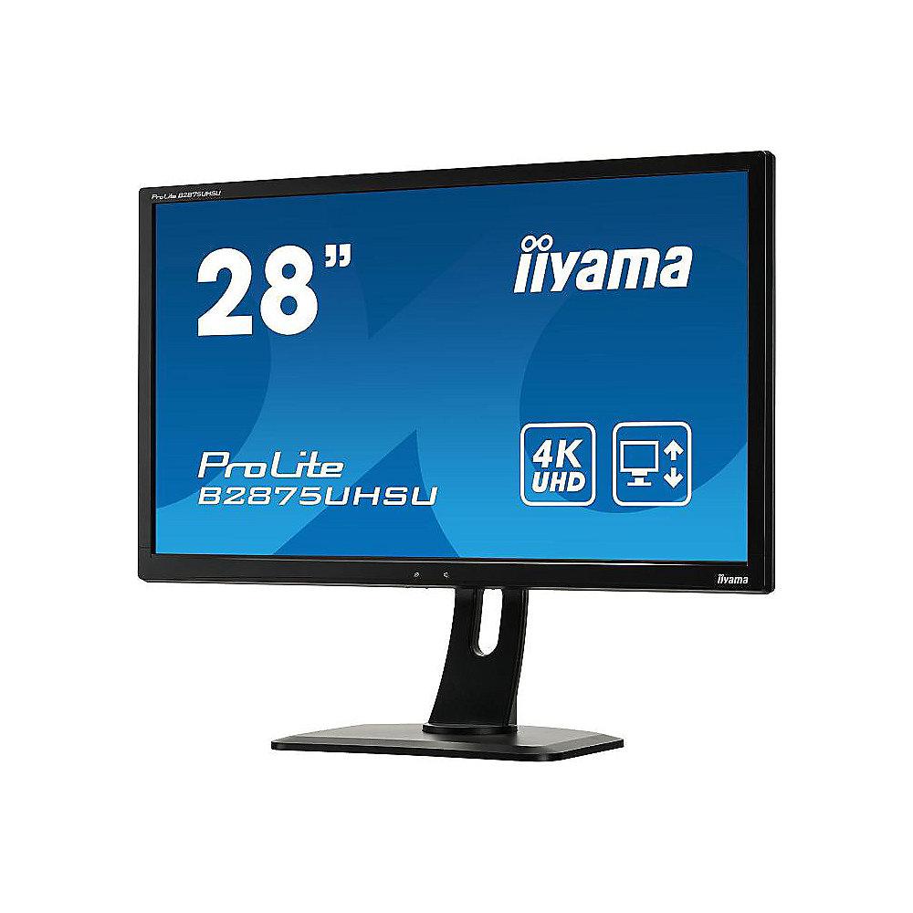 iiyama ProLite B2875UHSU 71,1cm (28") 16:9 4K DVI/VGA/DP/HDMI 1ms LS