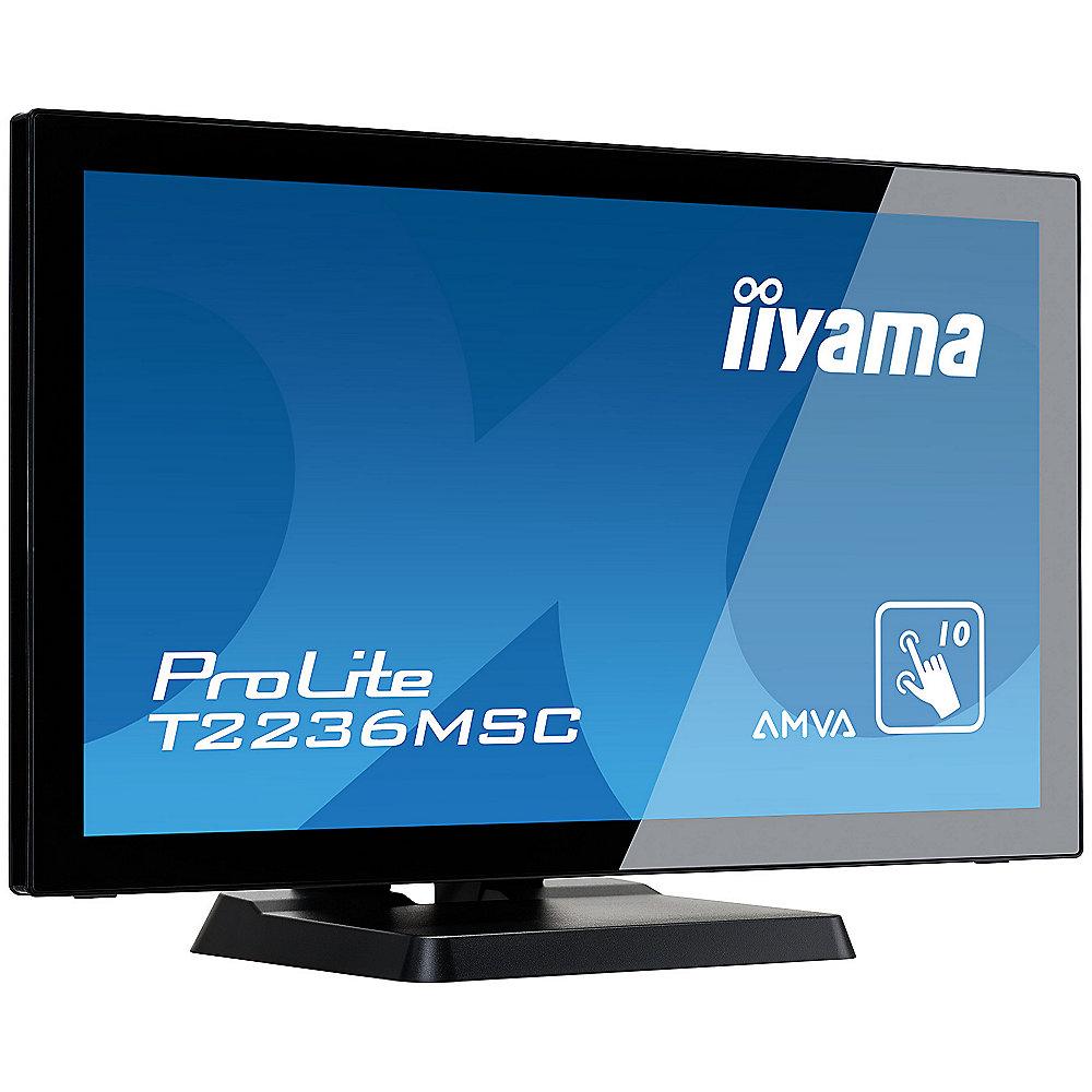 iiyama ProLite T2236MSC-B2 55cm (22") 10-Punkt Multitouch-Monitor