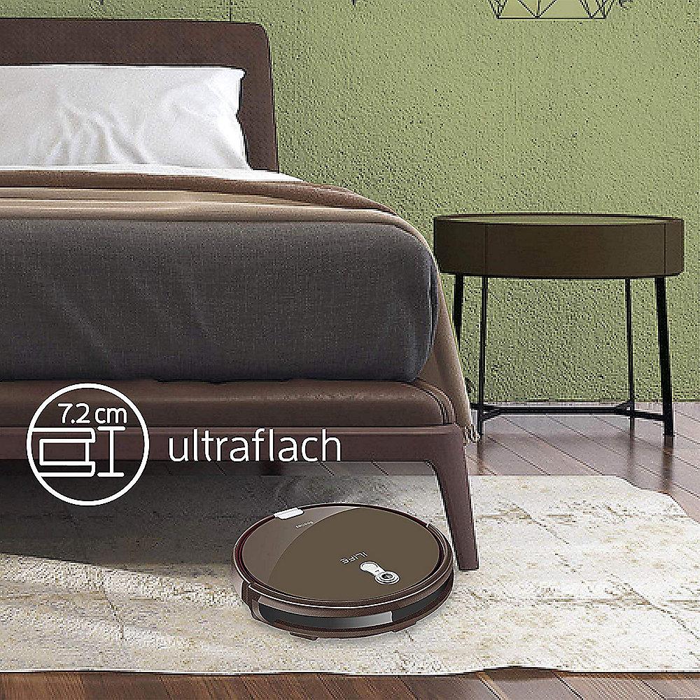 ILIFE A8 Staubsauger-Roboter mocca braun