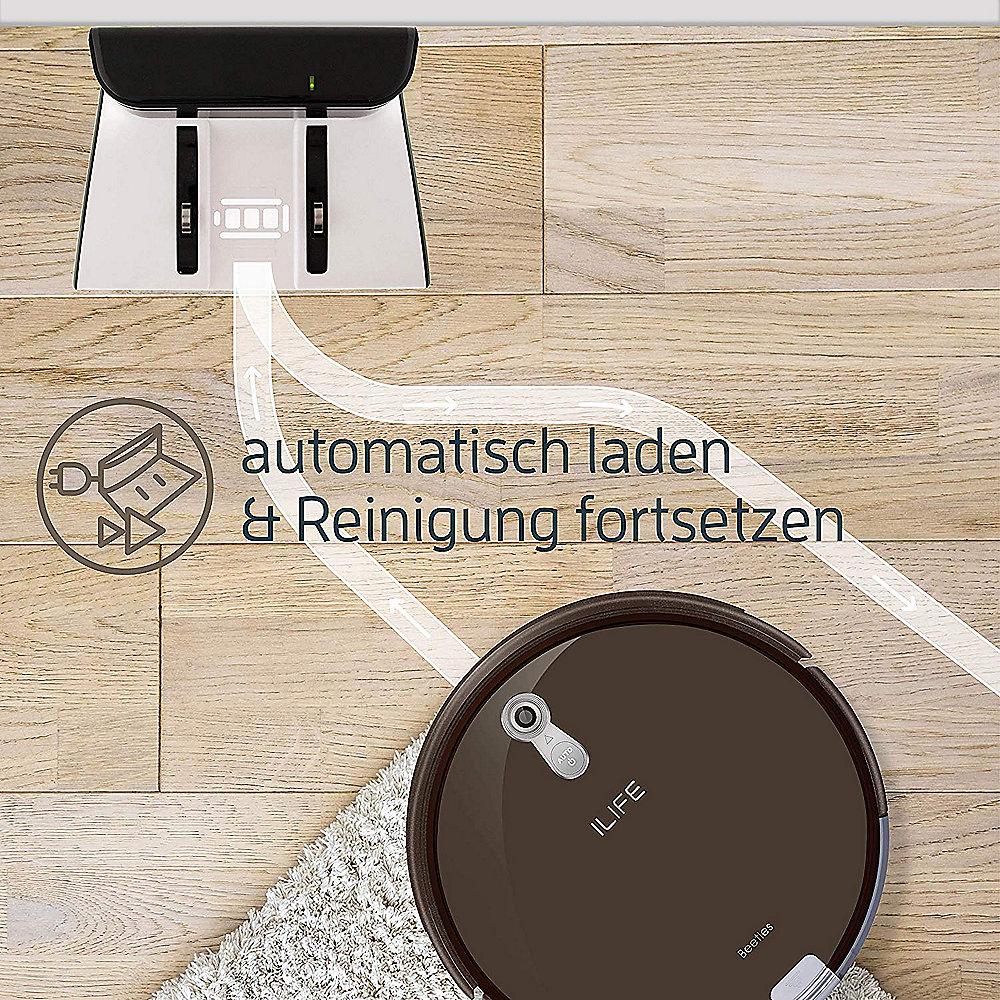 ILIFE A8 Staubsauger-Roboter mocca braun