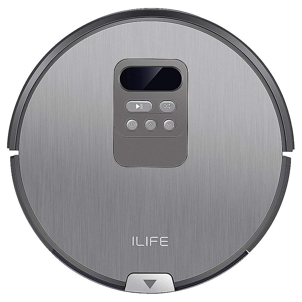 ILIFE V80 Staubsauger-Roboter mit Wischfunktion silber/grau