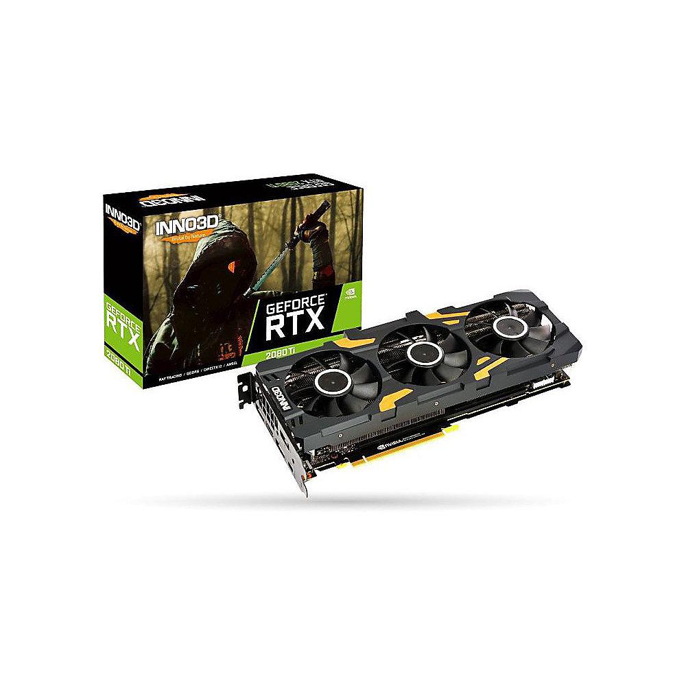 INNO3D GeForce RTX 2080Ti Gaming OC X3 11GB GDDR6 Grafikkarte 3xDP/HDMI/USB-C