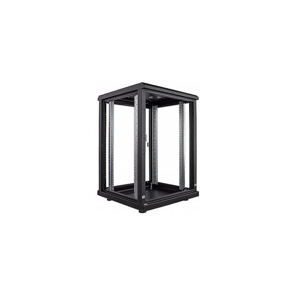 Intellinet 19" Netzwerkschrank 778 (H) x 600 (B) x 600 (T) mm 16HE FP schwarz