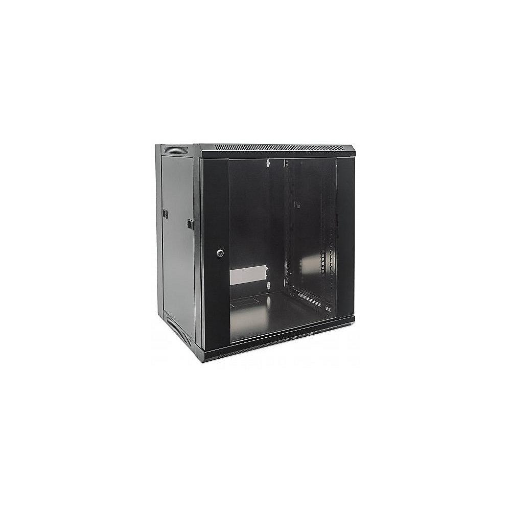 Intellinet 19" Wandverteiler 500 (H) x 570 (B) x 450 (T) mm 9HE FP schwarz
