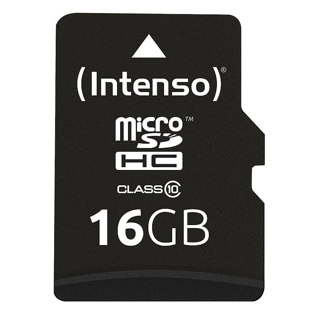 Intenso 16 GB microSDHC Speicherkarte (40 MB/s, Class 10)