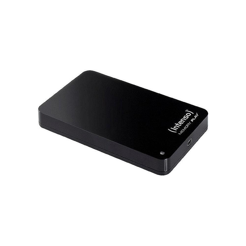 Intenso Memory Play 1TB USB3.0 2,5Zoll Schwarz - inkl. Wandhalterung