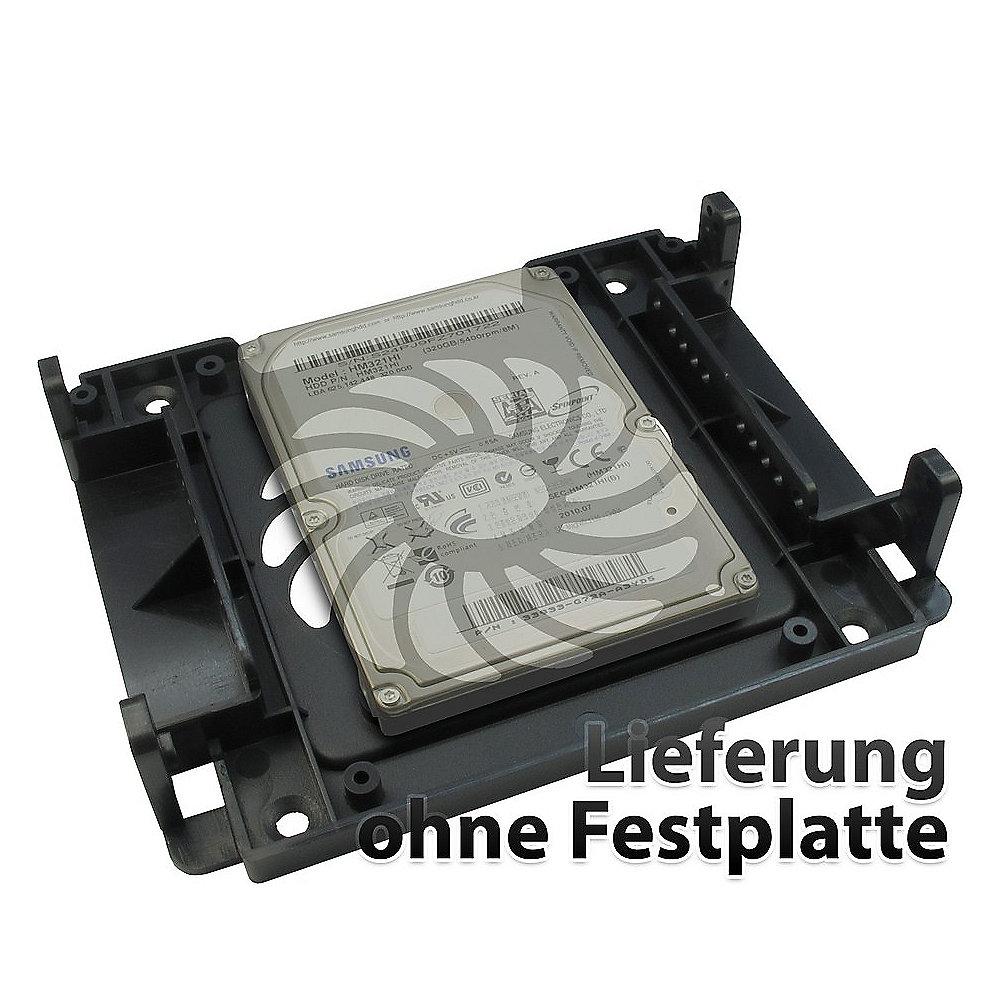 InterTech HDD-/SSD-Einbaurahmen 5,25" auf 3,5"/2,5" schwarz