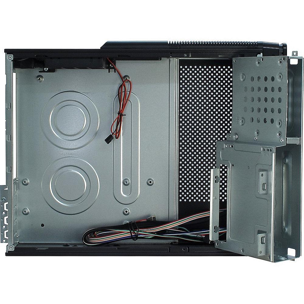 InterTech IT-607 mini-ITX/μATX Gehäuse - Schwarz (ohne Netzteil)