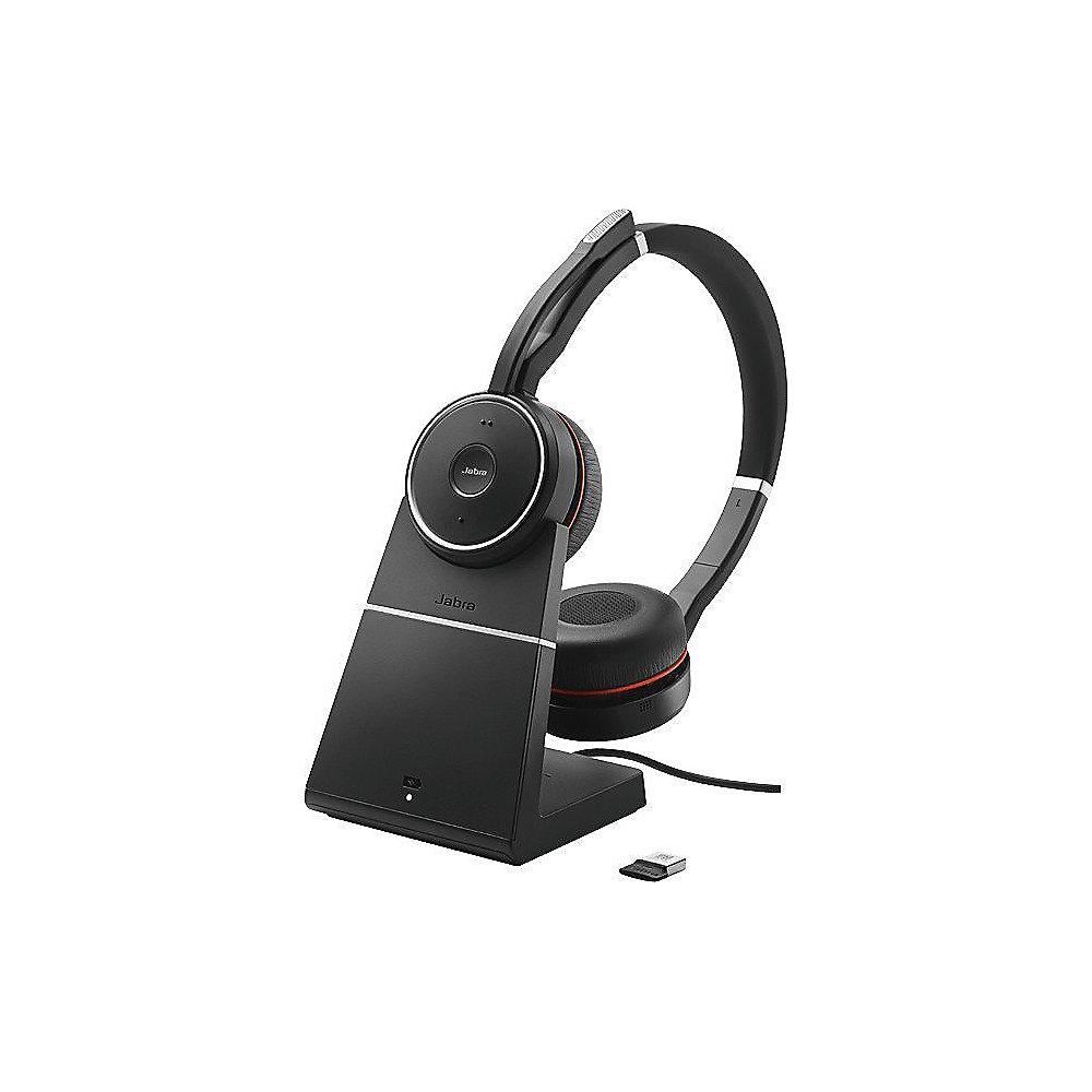 Jabra Evolve 75 MS Stereo Headset inkl. Ladestation, Jabra, Evolve, 75, MS, Stereo, Headset, inkl., Ladestation